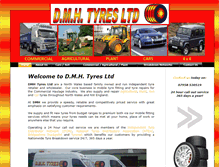 Tablet Screenshot of dmhtyres.com